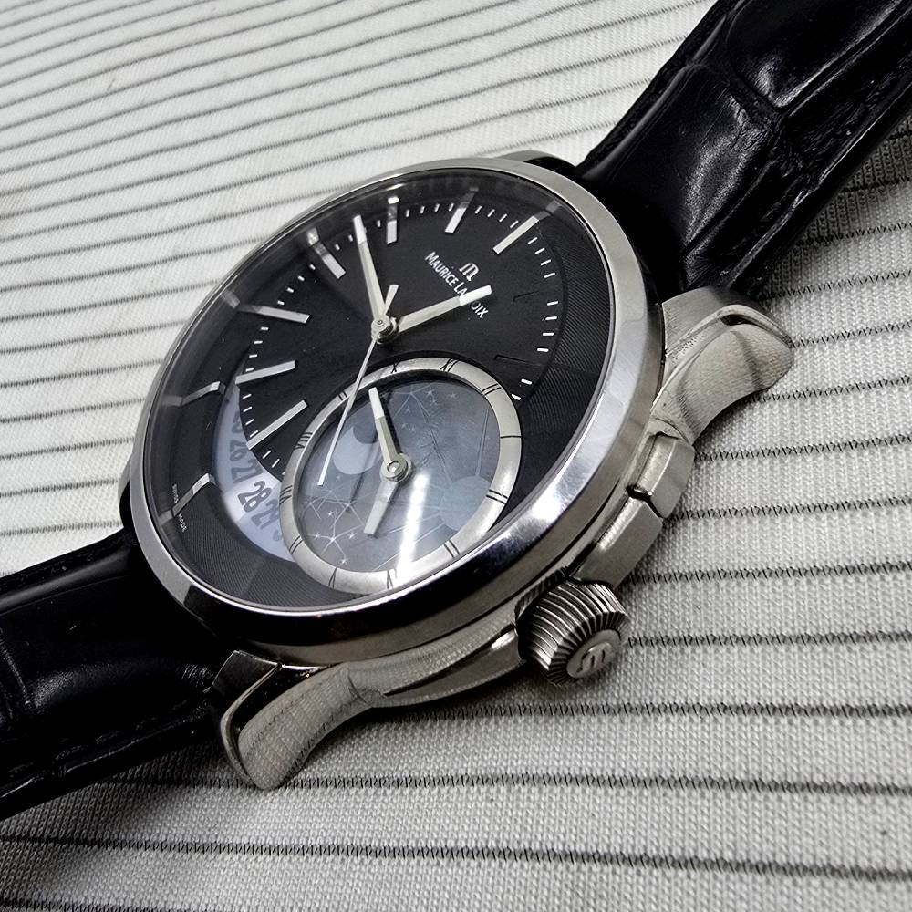 Maurice Lacroix Pontos Decentrique GMT 43 mm – Esfera Negra – - Imagen 11