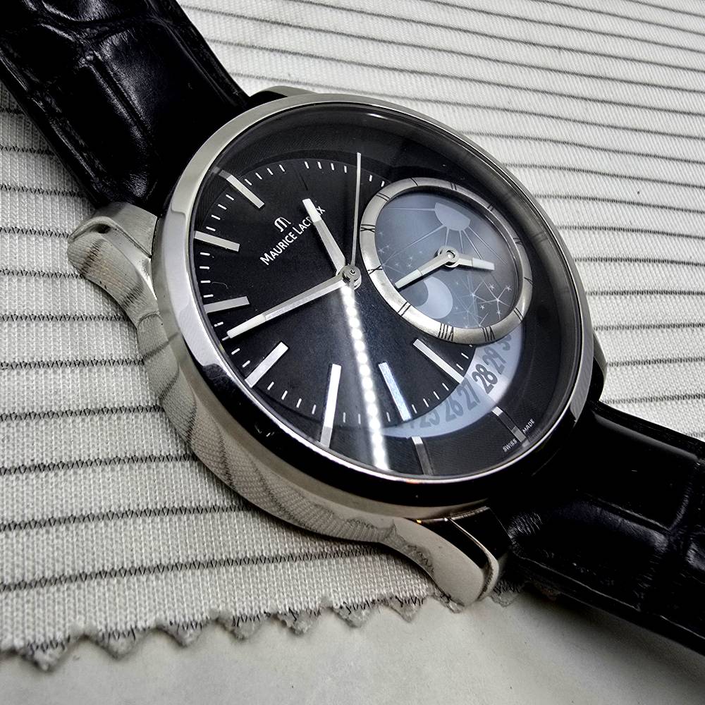 Maurice Lacroix Pontos Decentrique GMT 43 mm – Esfera Negra – - Imagen 10