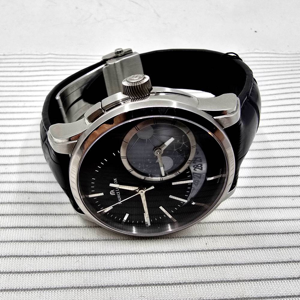 Maurice Lacroix Pontos Decentrique GMT 43 mm – Esfera Negra – - Imagen 9