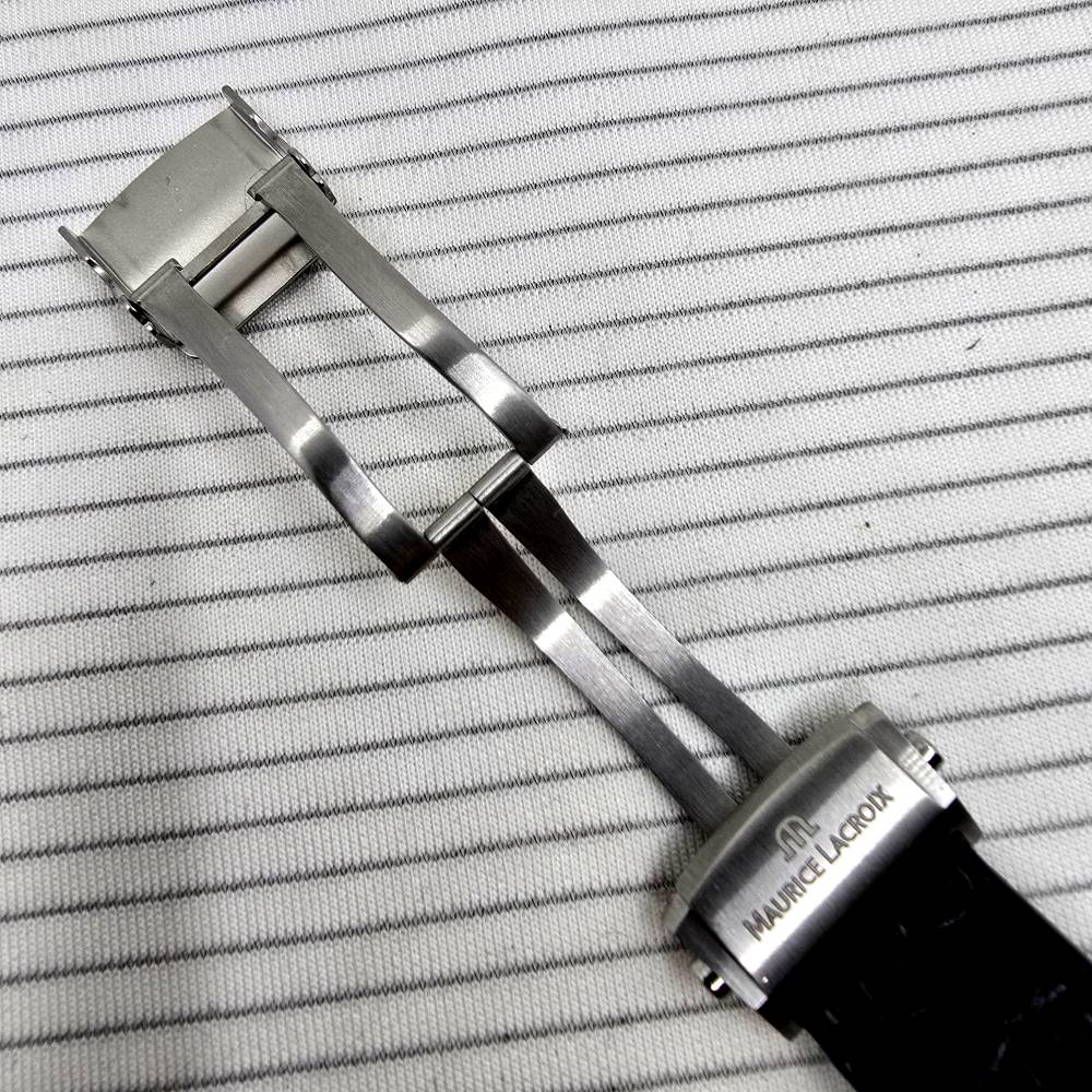 Maurice Lacroix Pontos Decentrique GMT 43 mm – Esfera Negra – - Imagen 7