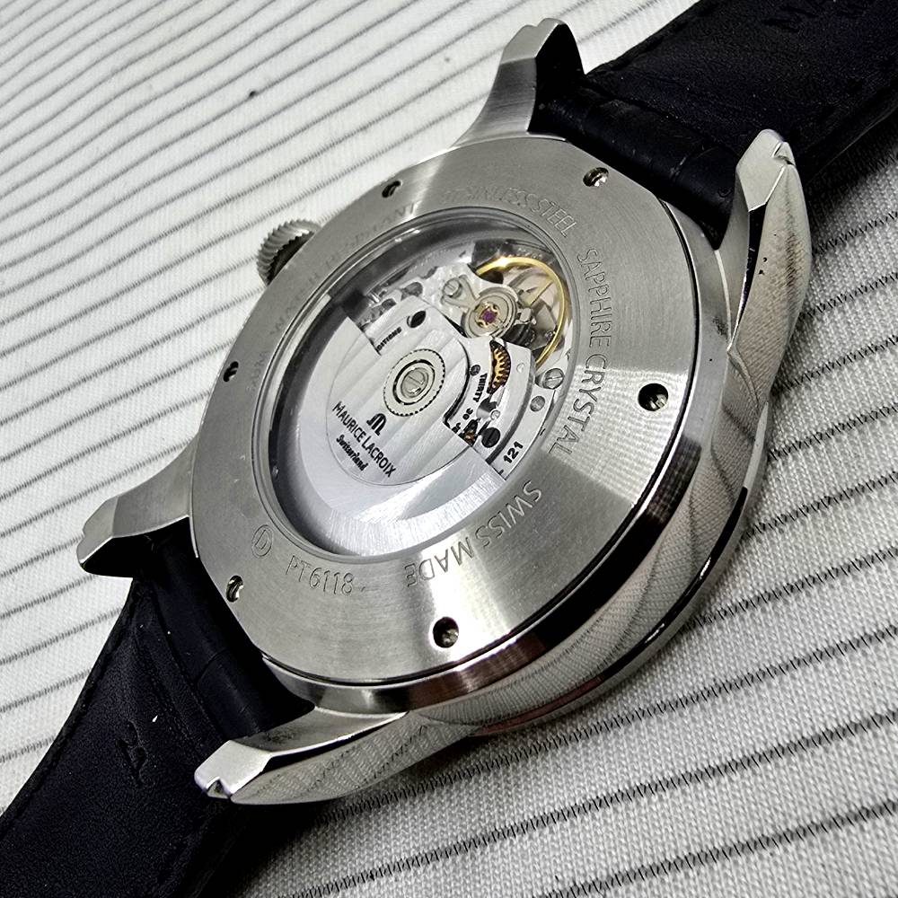 Maurice Lacroix Pontos Decentrique GMT 43 mm – Esfera Negra – - Imagen 5