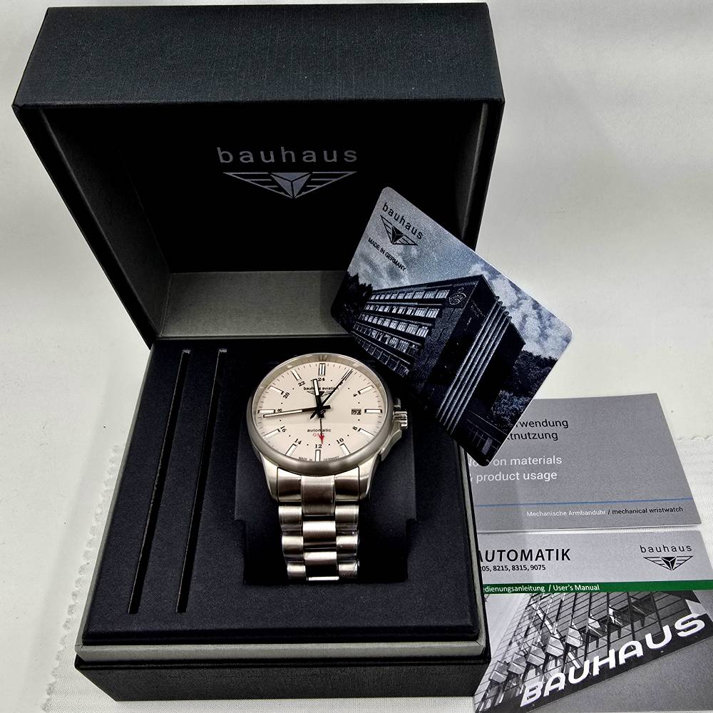 Bauhaus Aviation Titanium Date GMT 2868M-5 - Imagen 2