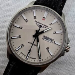 Bauhaus Aviation Titanium Day-Date
