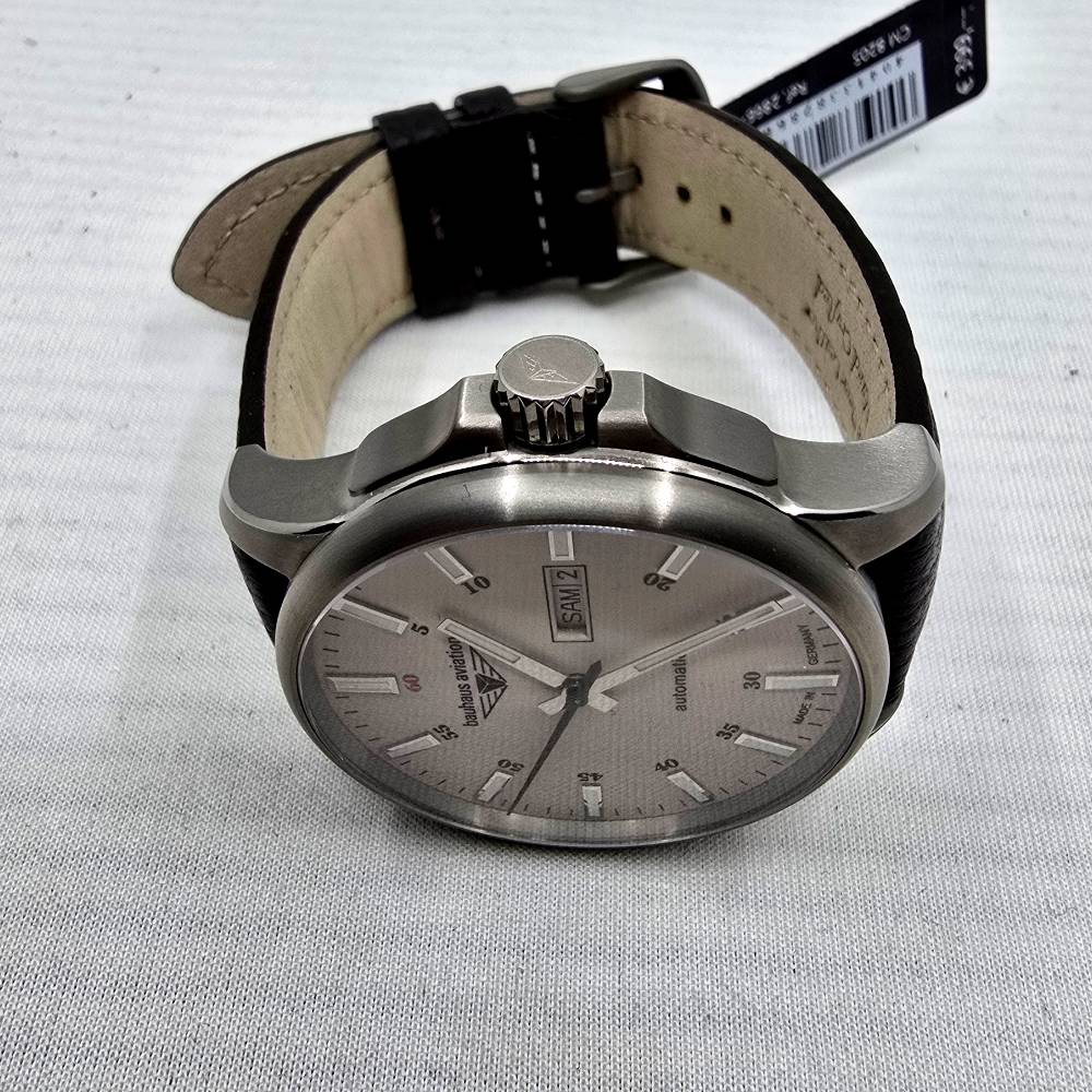 Bauhaus Aviation Titanium Day-Date 2866-5 - Imagen 8