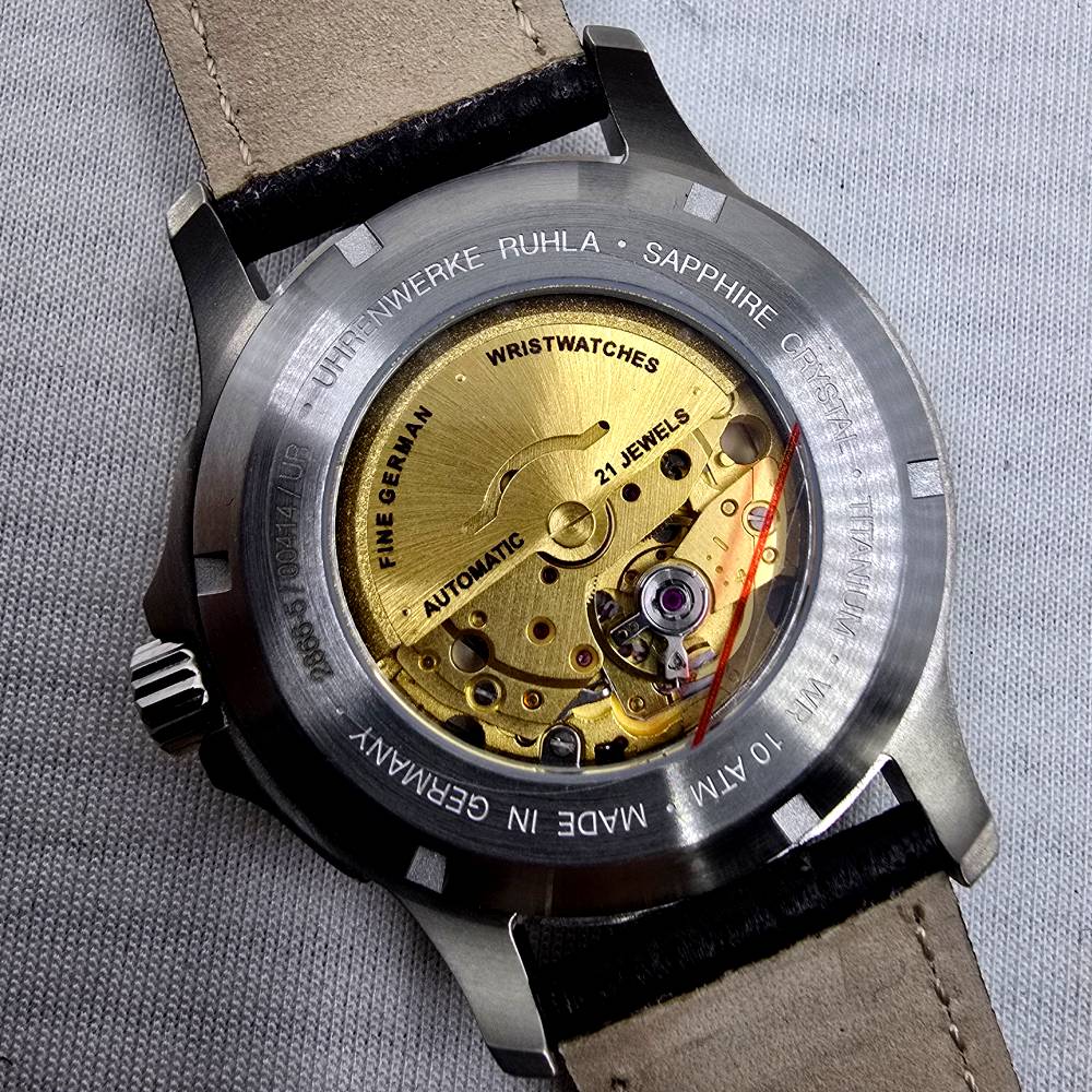 Bauhaus Aviation Titanium Day-Date 2866-5 - Imagen 6