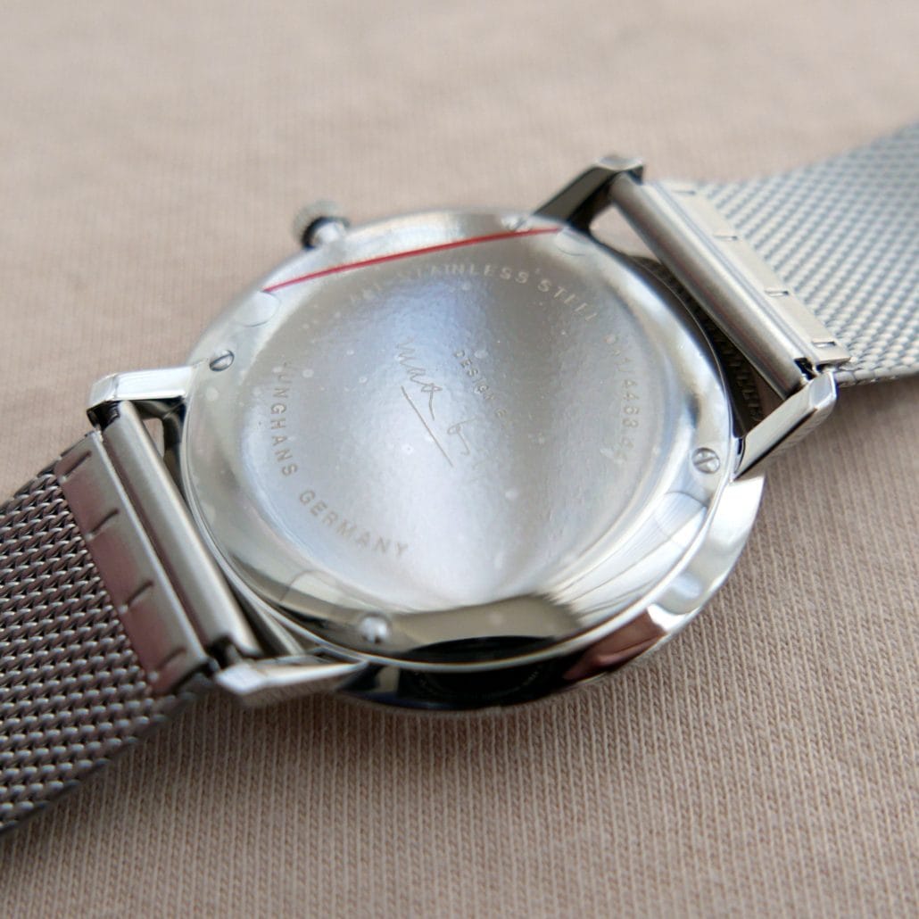 Junghans Max Bill Quartz 38 mm – Esfera Plata - Imagen 4