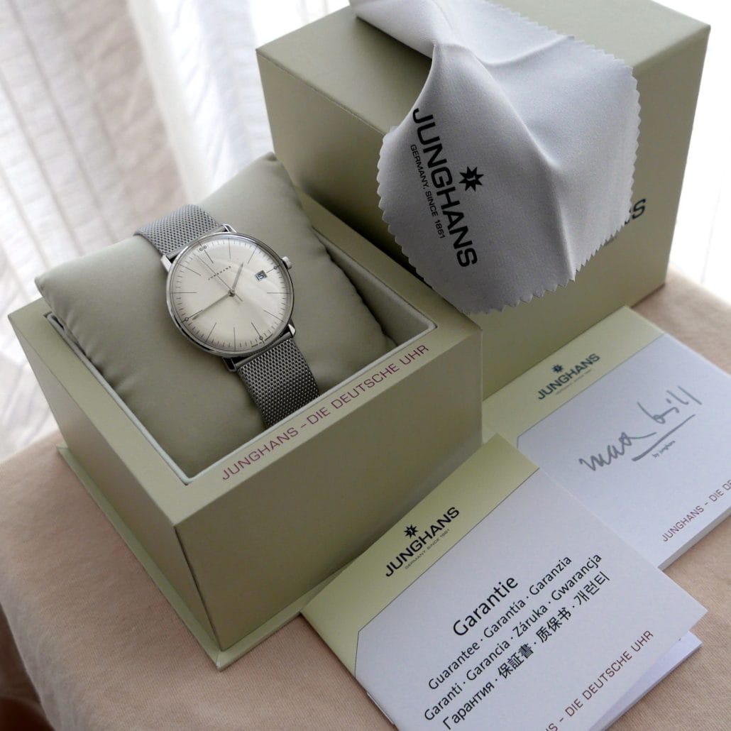 Junghans Max Bill Quartz 38 mm – Esfera Plata - Imagen 3