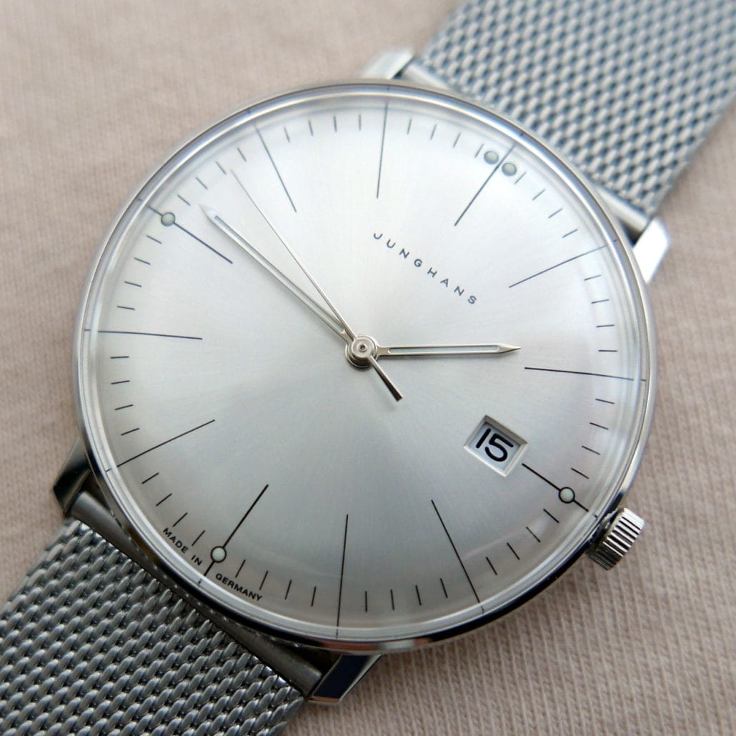 Junghans Max Bill Quartz 38 mm – Esfera Plata - Imagen 12