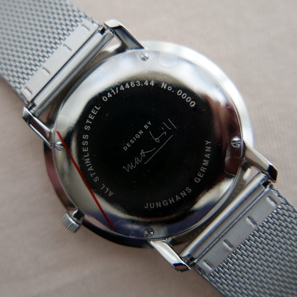 Junghans Max Bill Quartz 38 mm – Esfera Plata - Imagen 6