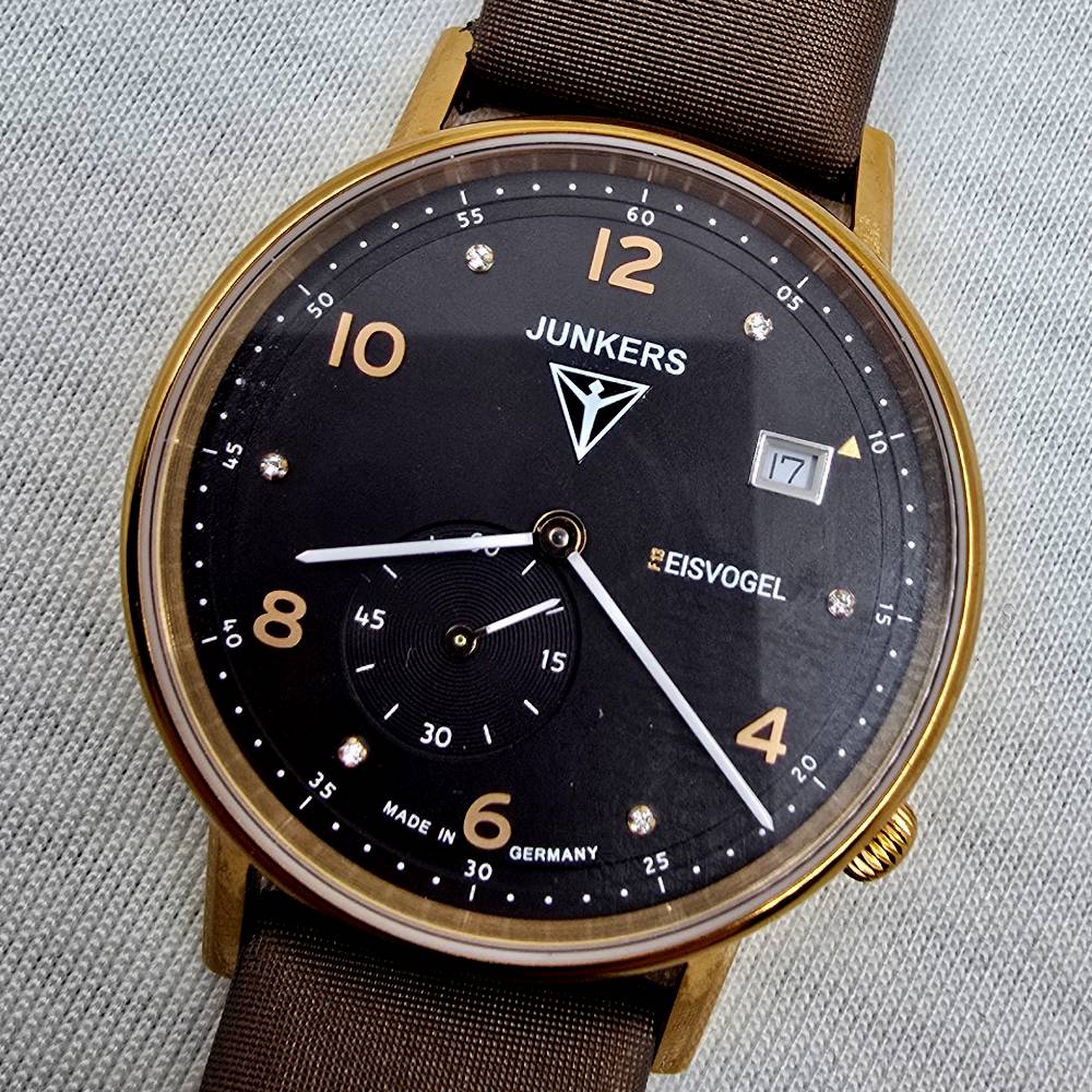 Junkers Eisvogel F13 Lady 36 mm – Esfera Marrón - Imagen 14