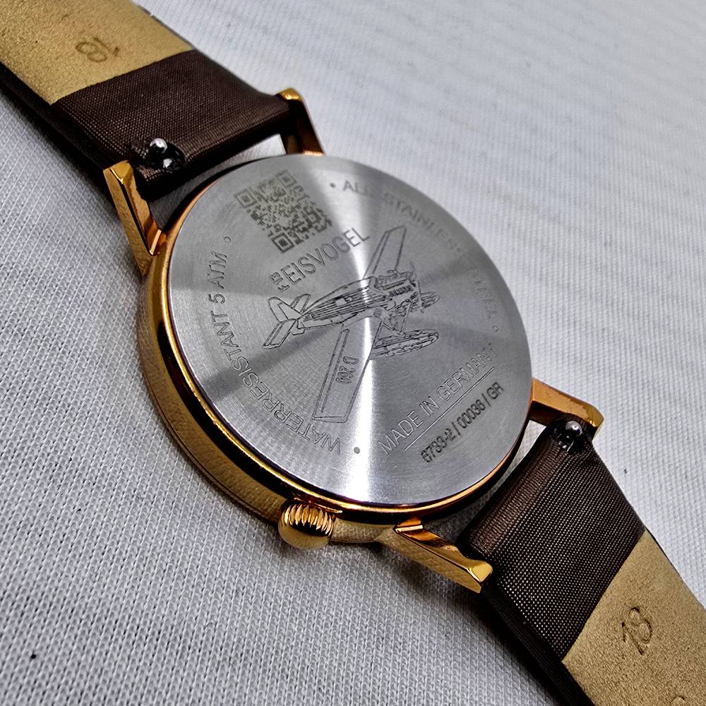 Junkers Eisvogel F13 Lady 36 mm – Esfera Marrón - Imagen 5