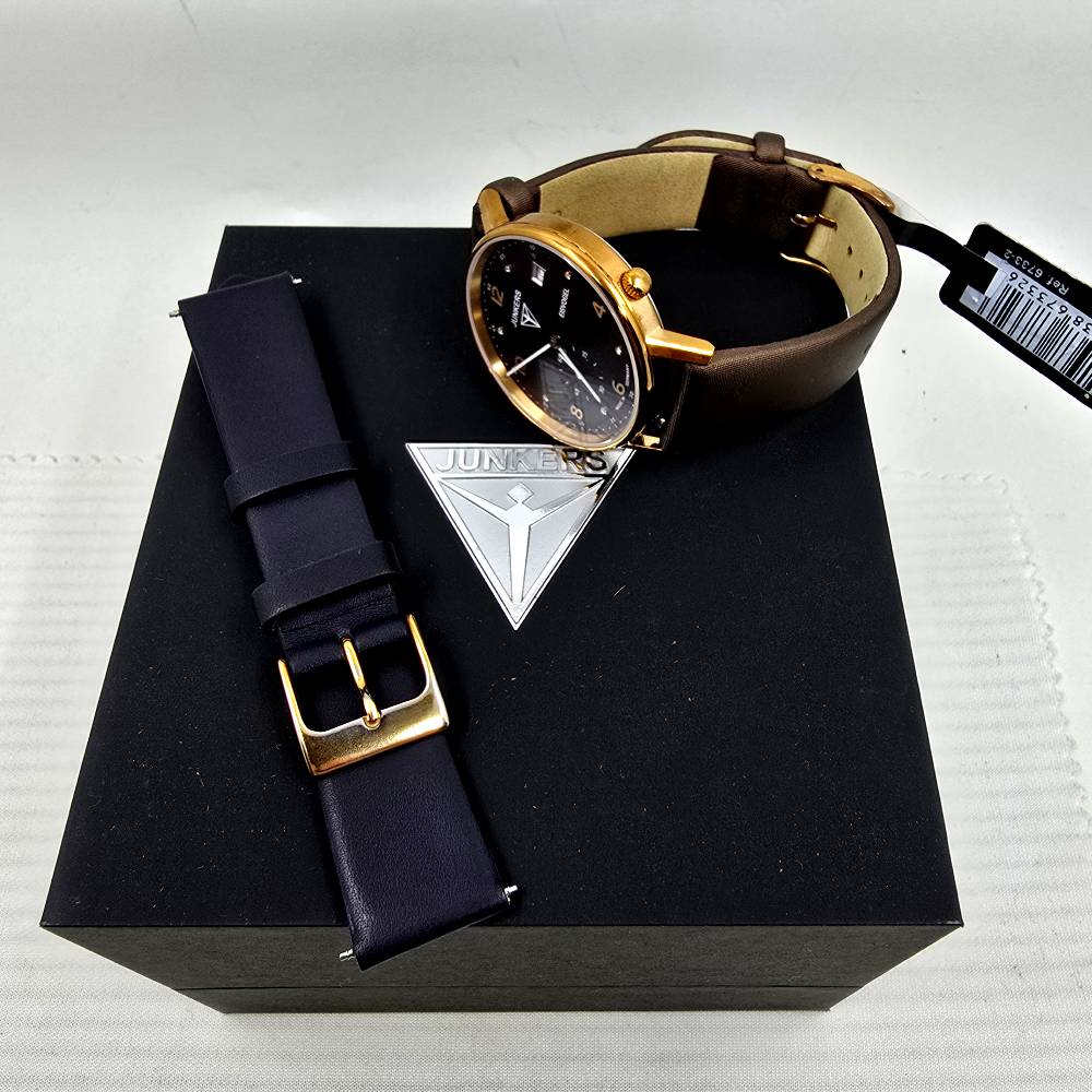 Junkers Eisvogel F13 Lady 36 mm – Esfera Marrón - Imagen 3