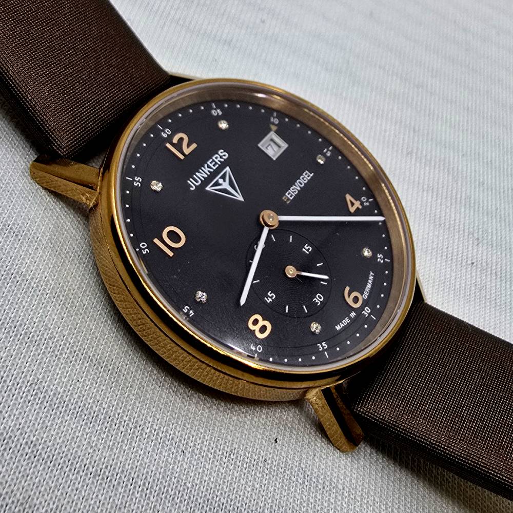 Junkers Eisvogel F13 Lady 36 mm – Esfera Marrón - Imagen 11