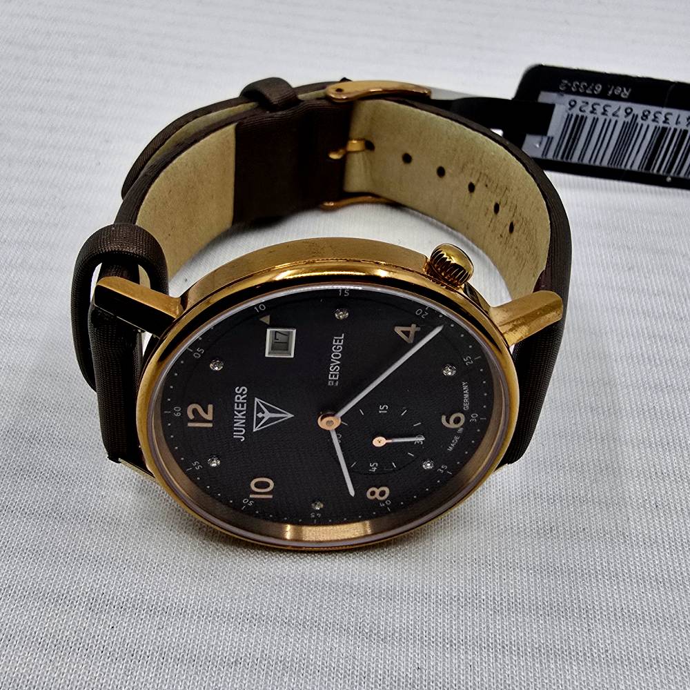 Junkers Eisvogel F13 Lady 36 mm – Esfera Marrón - Imagen 8