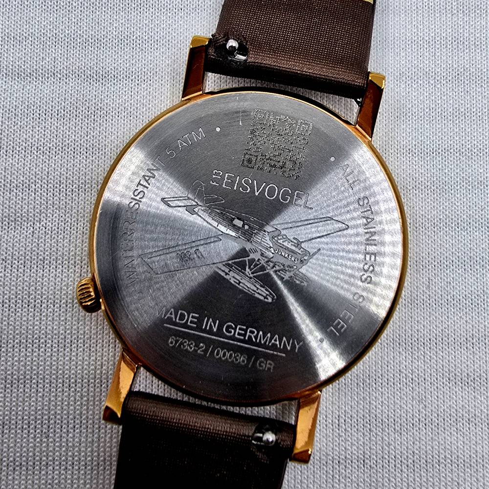 Junkers Eisvogel F13 Lady 36 mm – Esfera Marrón - Imagen 6