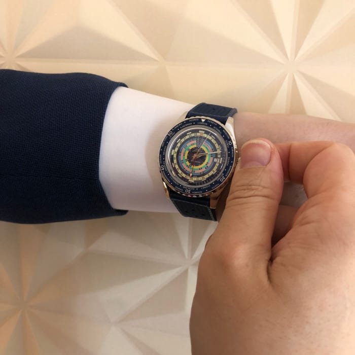 Mido Ocean Star Decompression Worldtimer M026.829.17.041.00 – Reloj GMT Automático 40 mm - Imagen 4