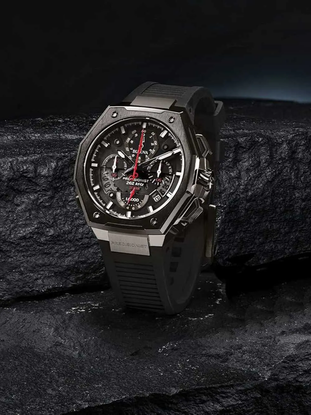 BULOVA Precisionist Chronograph 98B358 – Reloj Deportivo Hombre 46 mm 300 m - Imagen 5