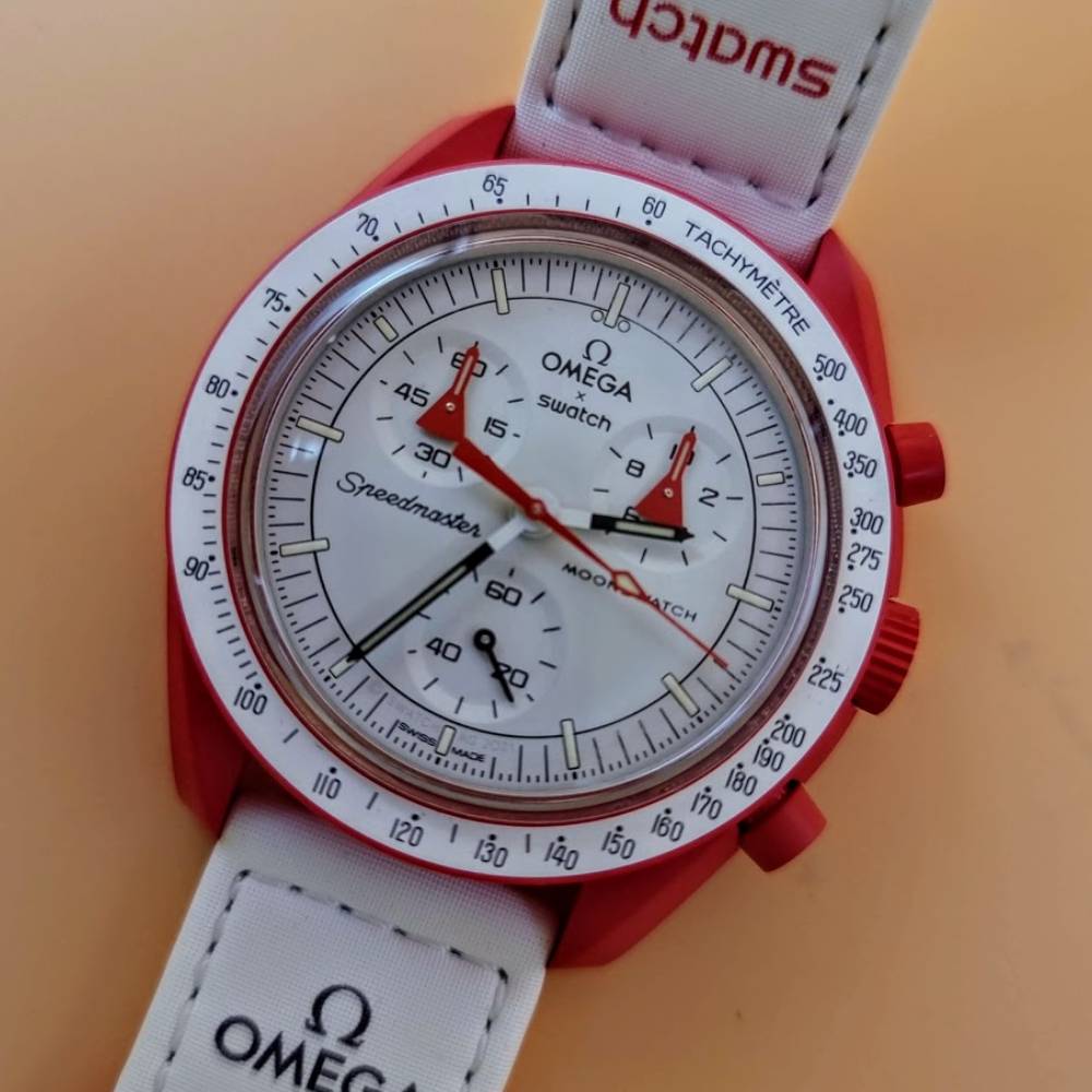 Omega x Swatch Mission To Mars SO33R100
