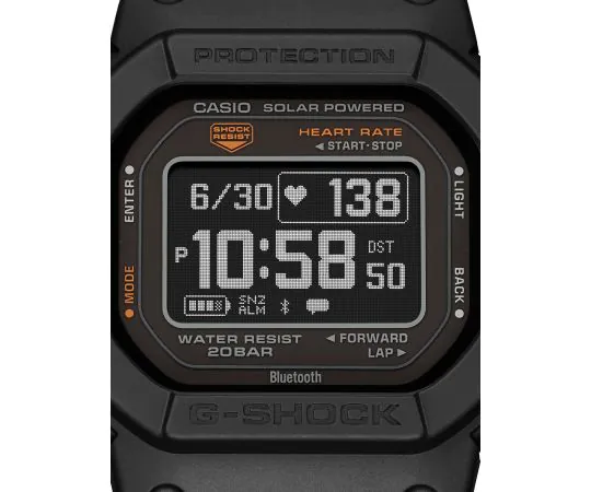 CASIO G-SHOCK DW-H5600-1ER – Reloj Hombre Solar G-Squad Negro 44 mm 20 ATM - Imagen 9