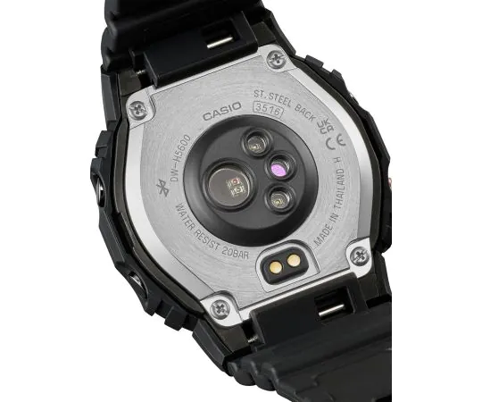 CASIO G-SHOCK DW-H5600-1ER – Reloj Hombre Solar G-Squad Negro 44 mm 20 ATM - Imagen 3