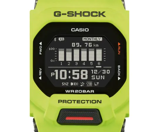 CASIO G-SHOCK GBD-200-9ER –Digital Deportivo Amarillo 46 mm 20 ATM - Imagen 18